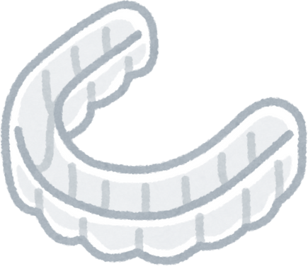 Illustration of a Clear Orthodontic Retainer